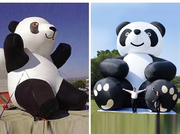 夏邑充气熊猫展示